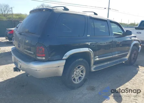 2002 Dodge Durango Slt Plus from USA, damaged, VIN 1B4HS58N62F150735